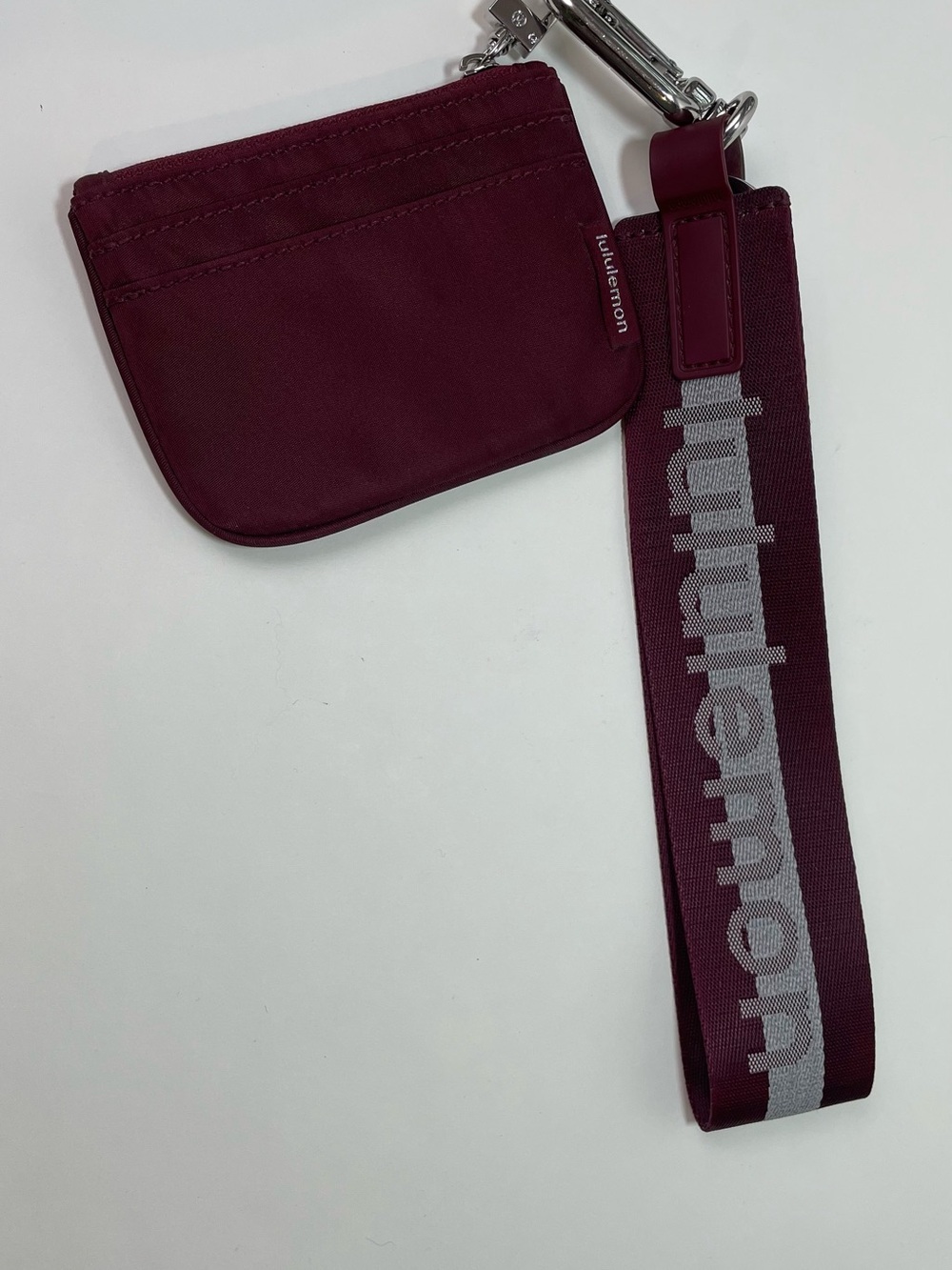 lululemon athletica Mini Wristlet in Deep Burgundy